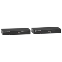 Extensor KVM de gama KVX por fibra - 4K, un canal de vídeo, DisplayPort, hub USB 2.0, Serie, SFP, Audio, vídeo local
