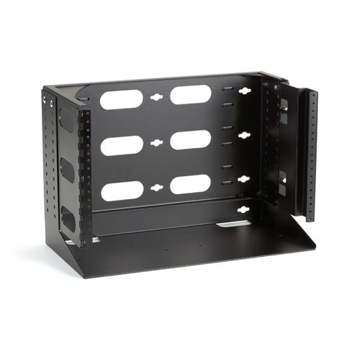 Cruel Pareja Profesor RM095A-R2, 12 "Rack para montaje en pared con soporte abatible y ajustable  estante - Black Box