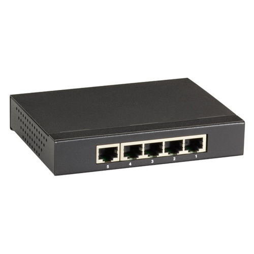 LPR1131, Switch Repetidor PoE Gigabit 802.3af con 3Puertos Black Box