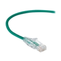Cable de conexión Ethernet CAT6 Slimnet de perfil bajo, de 250 MHz – sin enganche, sin blindaje (UTP)