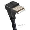 Cable de ángulo recto del USB